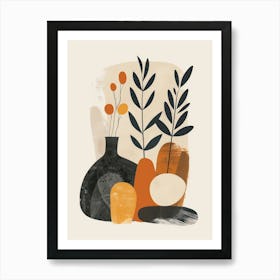 Cute Abstract Objects Collection 2 Art Print