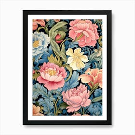 Wallpaper Floral Pattern 5 Art Print