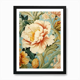 Floral Wallpaper 87 Art Print