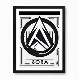 Sora company Logo Art Print