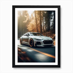 Audi R8 Sports Car Art Print