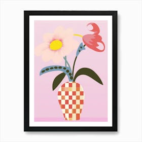 Bird Of Paradise Flower Vase 1 Art Print