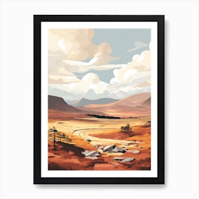 Cairngorms National Park Scotland 2 Hiking Trail Landscape Art Print