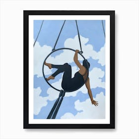 Trapeze Artist Art Print