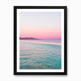 Balos Beach, Crete, Greece Pink Photography 1 Art Print