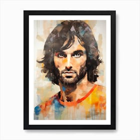 George Best (3) Art Print