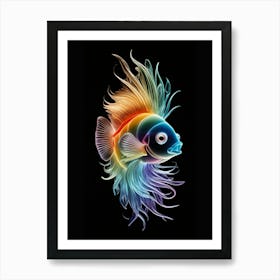 Rainbow Fish Art Print