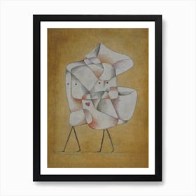 Siblings, Paul Klee Art Print