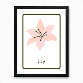 Lily Flower Art Print