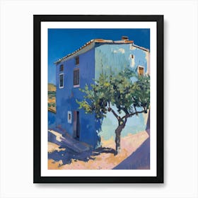 Blue House 5 Art Print