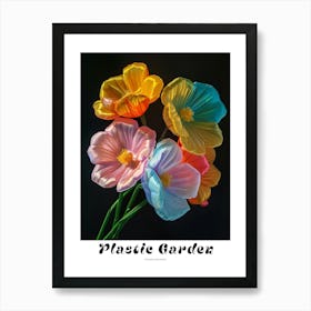 Bright Inflatable Flowers Poster Evening Primrose 2 Art Print