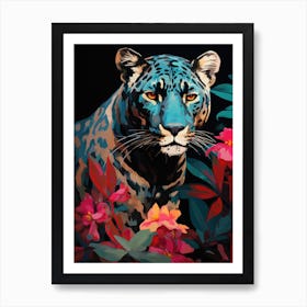 Leopard In The Jungle 10 Art Print