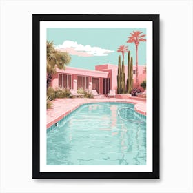 Pink Miami Kitsch 4 Art Print