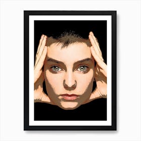 Sinead O Connor, Art, Nothing Compares To You, Music, Wall Print Art Print