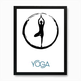 Yoga, the sport of yoga, the sport of meditation, relaxation, inspiring rest and meditation, a distinctive and exceptional work of art that embodies yoga.20 Art Print