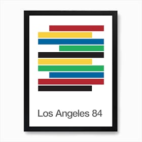 Los Angeles 84 Olympics Art Print