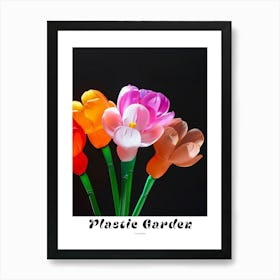 Bright Inflatable Flowers Poster Cyclamen 3 Art Print