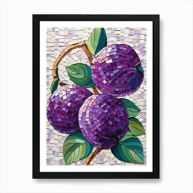 Purple Grapes 1 Art Print