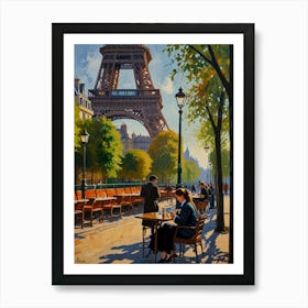 Paris Cafe 3 30x40in 9000x12000px 53mb Art Print