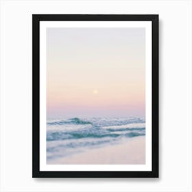 Pastel Colored Seascape Photo Art Print Art Print
