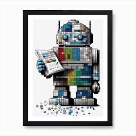 Szines Robot V2 600 Art Print