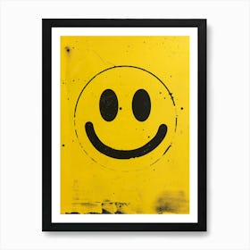 Smiley Face Art Print