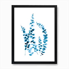 Blue Eucalyptus Art Print