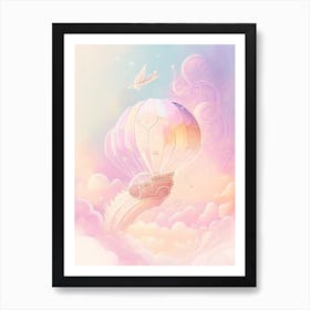 Flyby Gouache Space Art Print