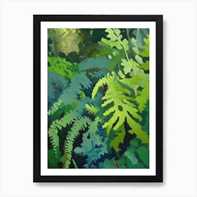 Southern Maidenhair 1 Vfern Cézanne Style Art Print