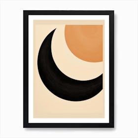 Mid-Century Mystical Moon Art Print