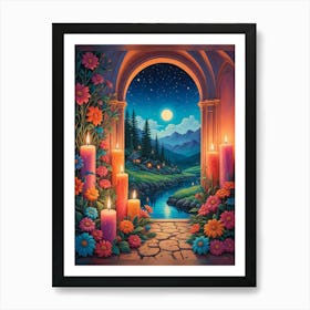 Candlelight Art Print