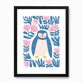 Nursery Abstract Owl Animal Art Print