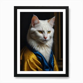 Cat Portrait 5 Art Print