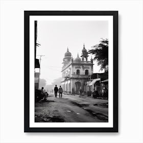 Ahmedabad, India, Black And White Old Photo 1 Art Print