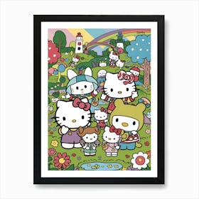 Hello Kitty 4 Art Print