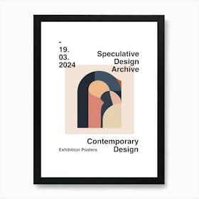 Speculative Design Archive Abstract Poster 15 Art Print