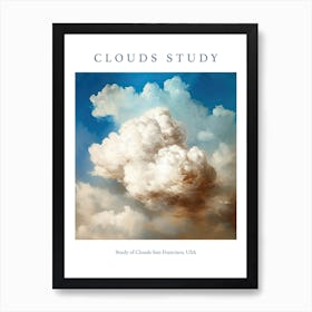 Study Of Clouds San Francisco, Usa Art Print