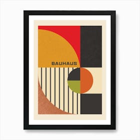 Bauhaus Abstract Colourful Print 2 Art Print