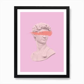 David Pink Lilac Art Print