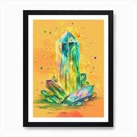 Emeraude Art Print