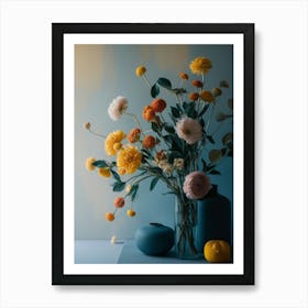 Flowers In A Vase 43 Art Print