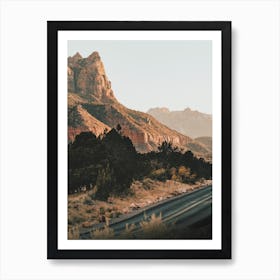 Desert Road Art Print