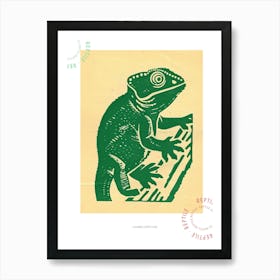 Chameleon Bold Block 1 Poster Art Print