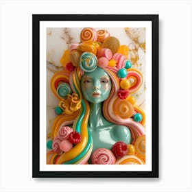 Lollipop Woman 1 Art Print