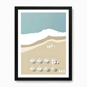 Beach Umbrellas 9 Art Print