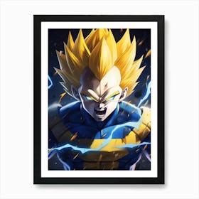 Dragon Ball Z Wallpaper 22 Art Print