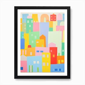 Singapore Colourful View 4 Art Print