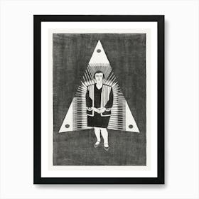 Young Woman In Triangle(1929), Samuel Jessurun Art Print