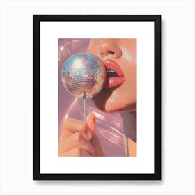 Disco Lollipop Dopamine Decor Poster