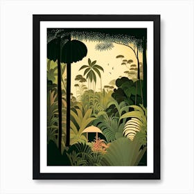 Hidden Paradise 5 Rousseau Inspired Art Print
